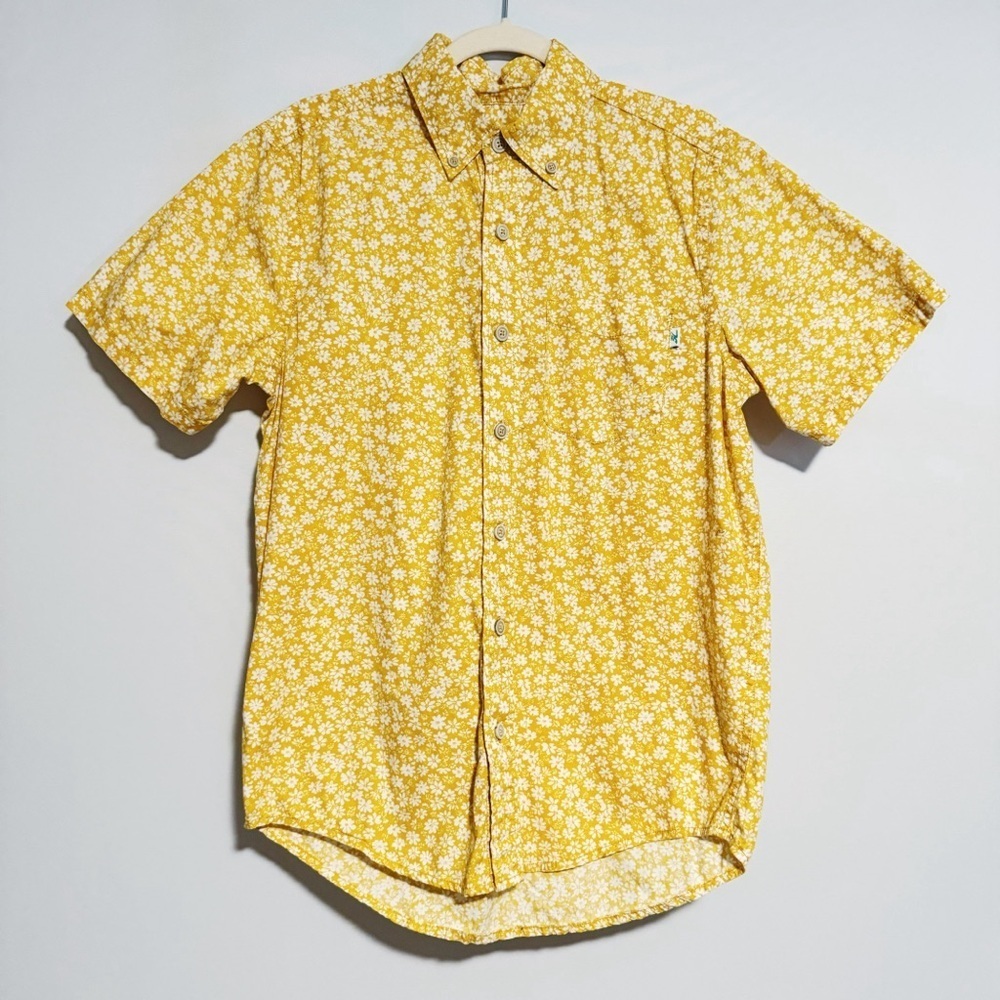 Hobie X Hurley - Yellow Floral Print Button Down Shirt